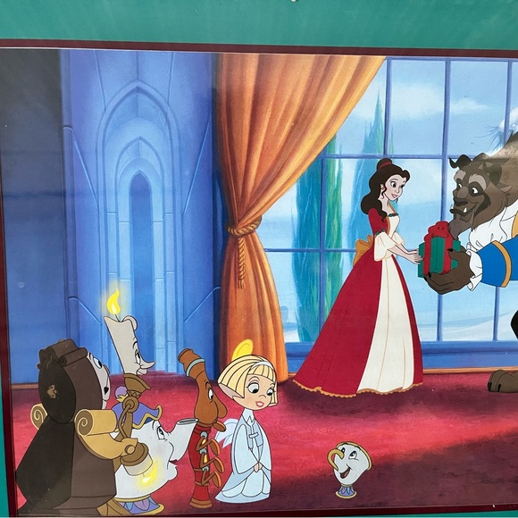 Disney commemorative exclusive lithograph, beauty and beast, 1992 - Picture 4 of 8